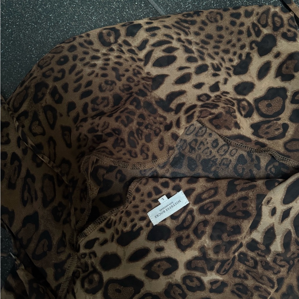 Mistress Rocks Leopard Print Dress - Picture 6 of 7